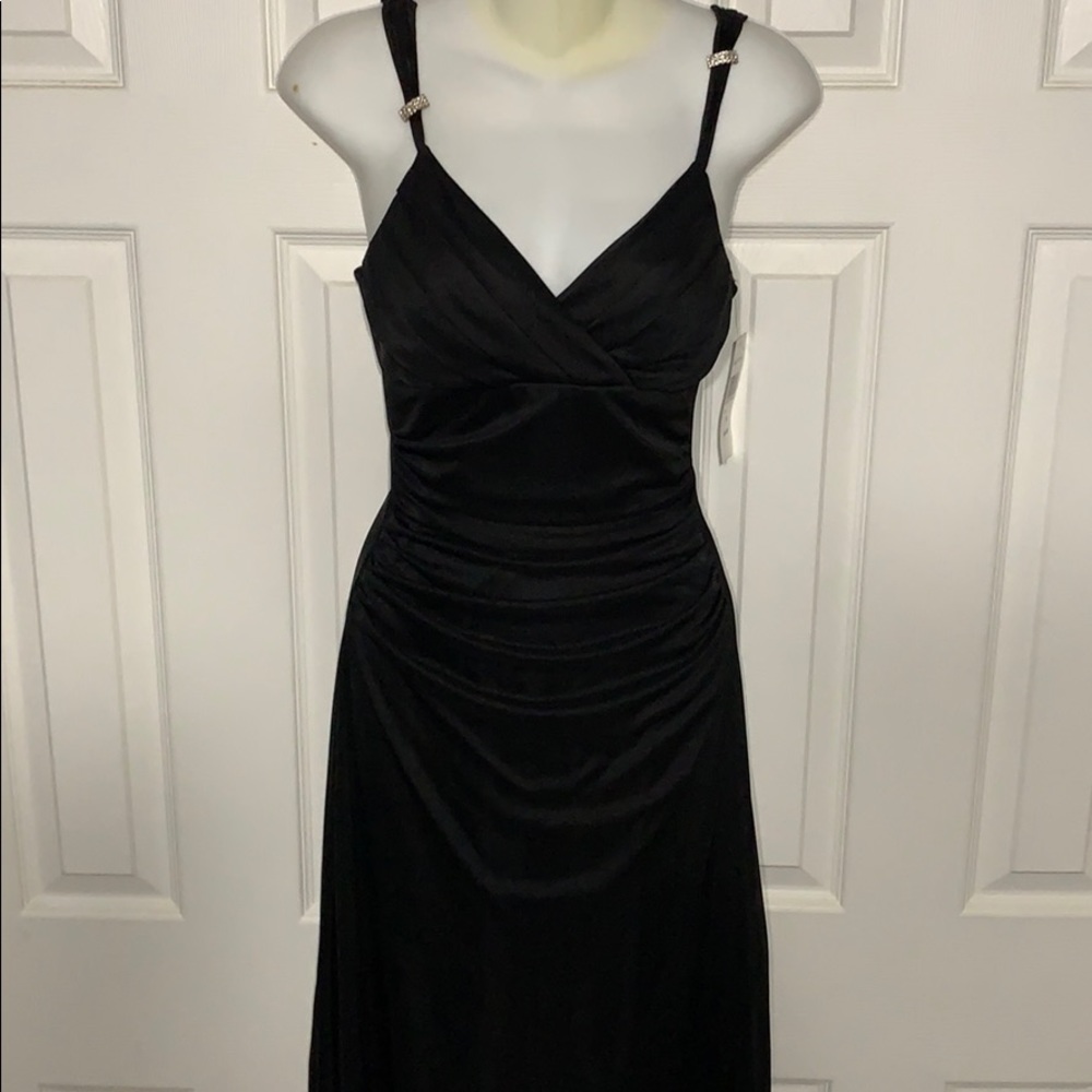 Black cocktail dress